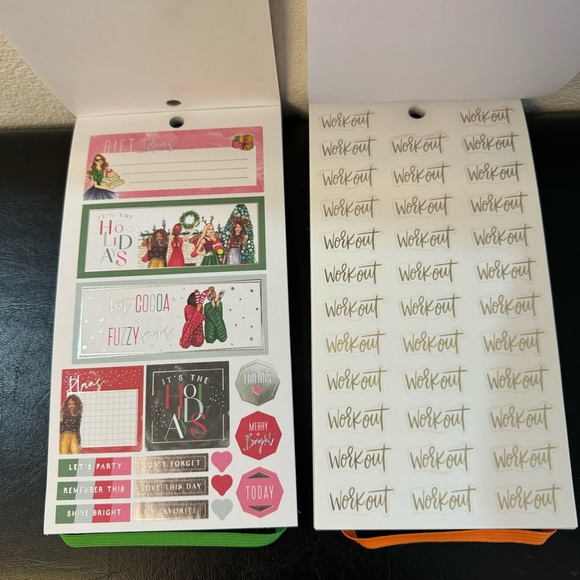 The Happy Planner Seasonal Sticker Pack - Green and Red set of 2 - Picture 6 of 8